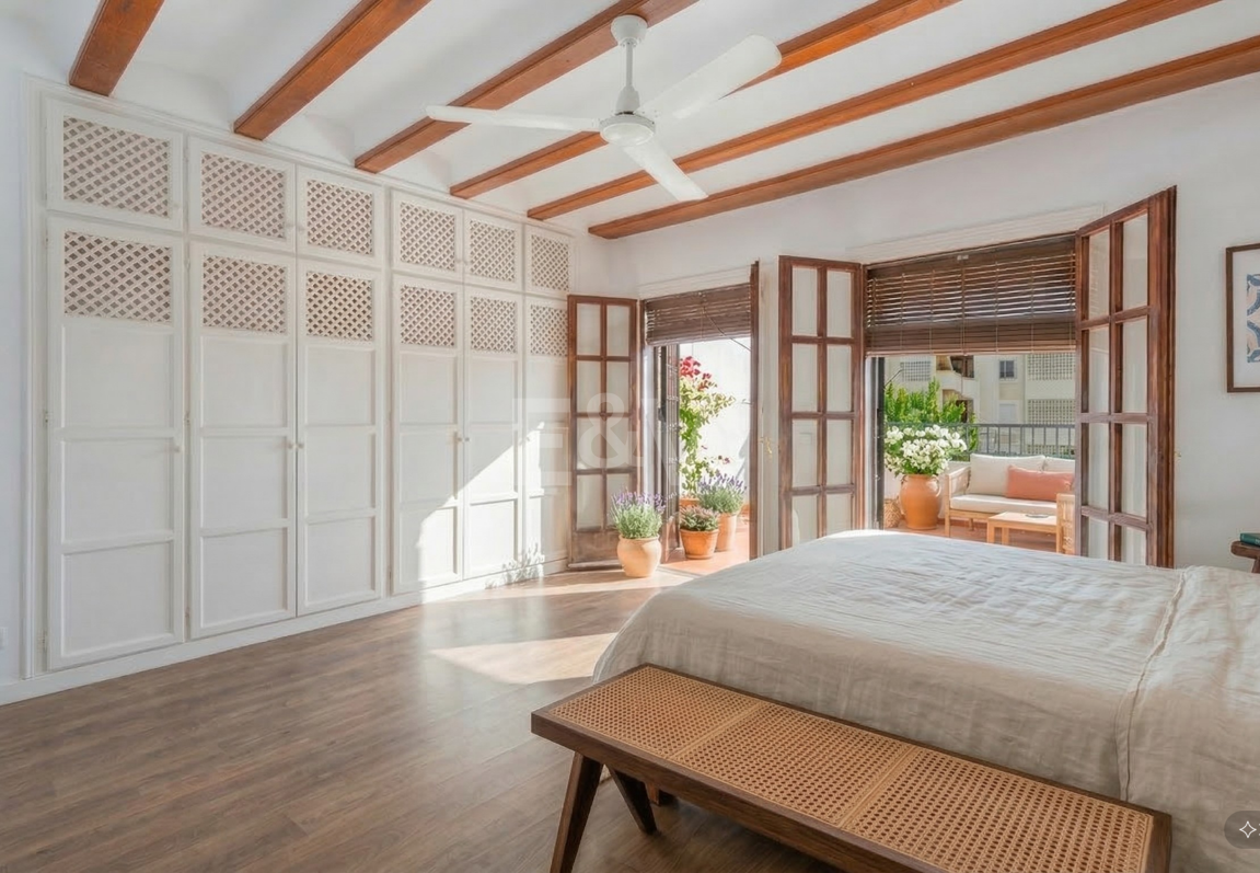 Andalusian Style Townhouse with Private Outdoor Spaces and Outstanding Upgrade Potential