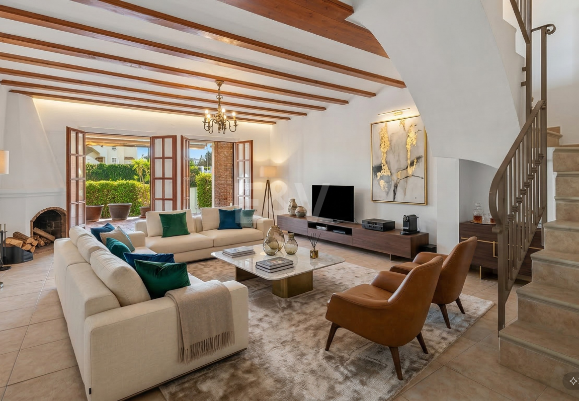Andalusian Style Townhouse with Private Outdoor Spaces and Outstanding Upgrade Potential