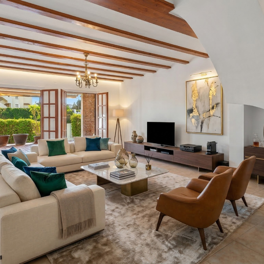 Andalusian Style Townhouse with Private Outdoor Spaces and Outstanding Upgrade Potential