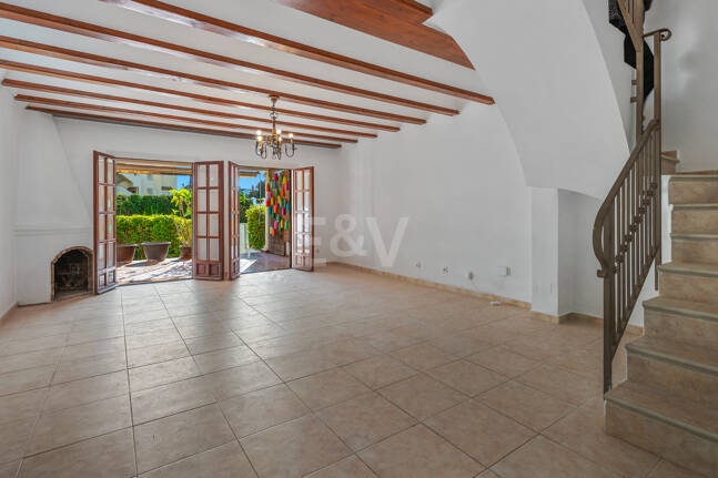 Andalusian Style Townhouse with Private Outdoor Spaces and Outstanding Upgrade Potential