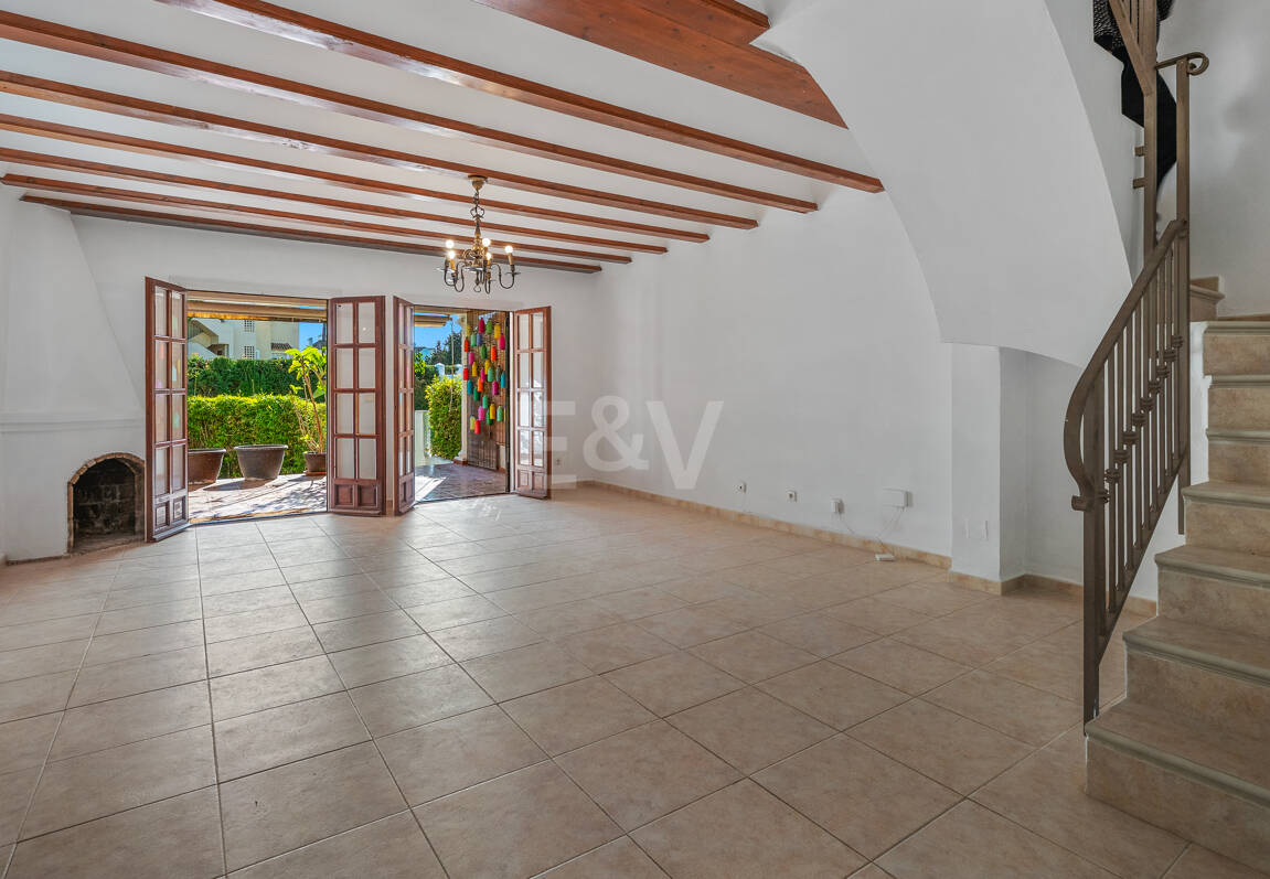 Andalusian Style Townhouse with Private Outdoor Spaces and Outstanding Upgrade Potential