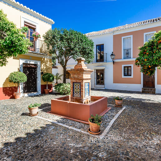 Cozy Andalusian Townhouse with Private Terrace in Lomas Pueblo
