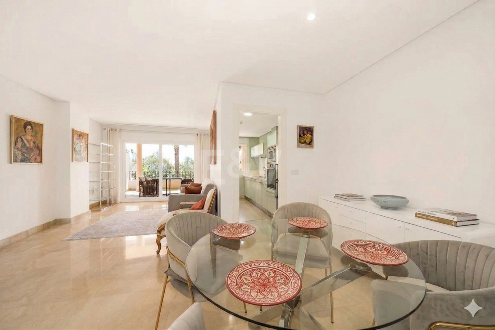 Jasny i przestronny apartament w ekskluzywnej społeczności