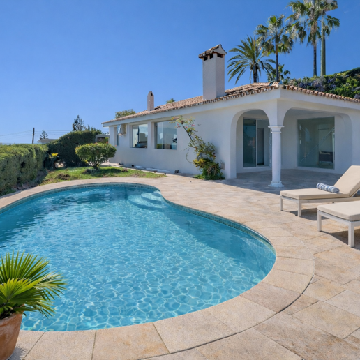 Charmante andalusische Villa mit Meerblick