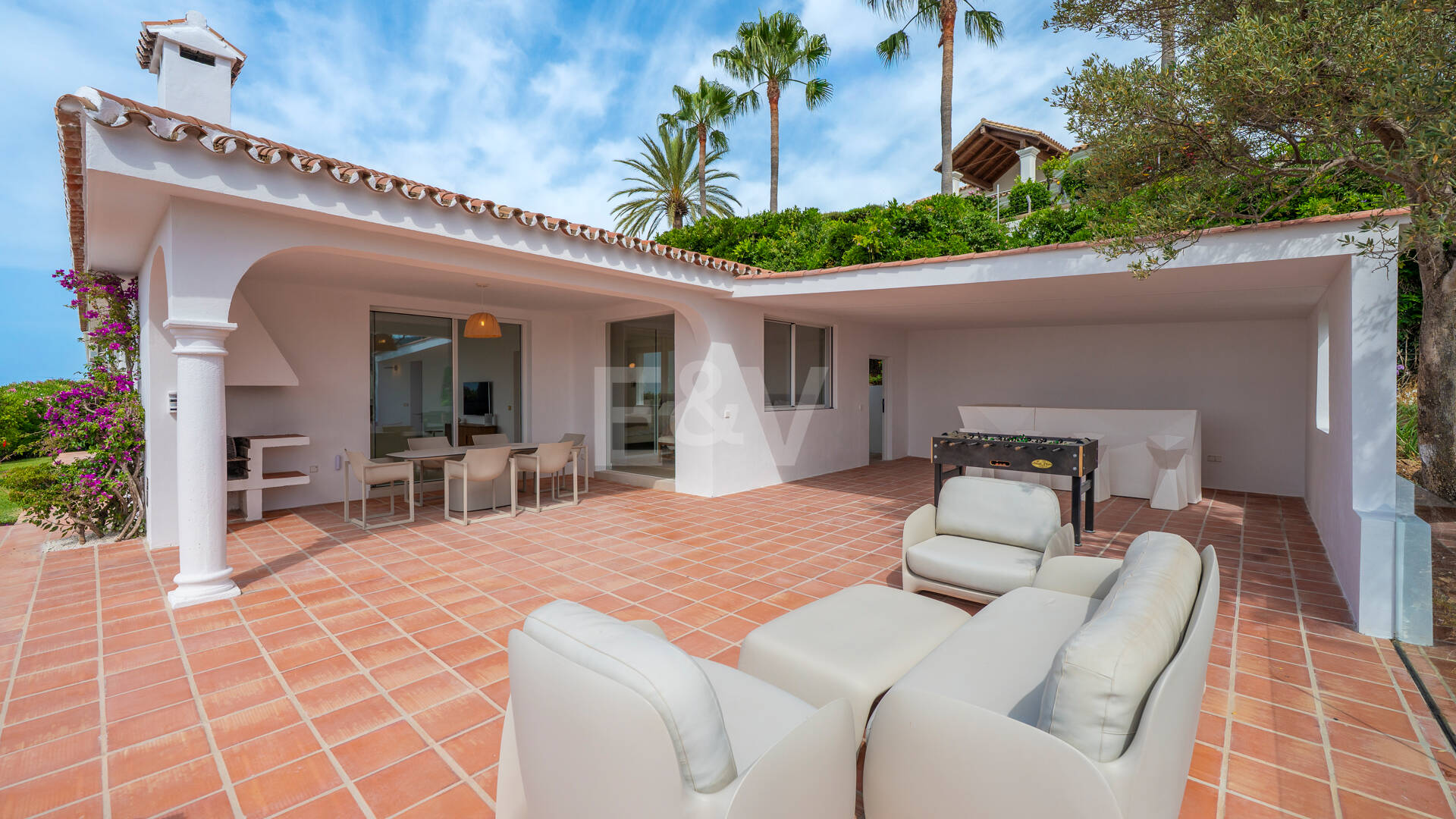 Charmante andalusische Villa mit Meerblick