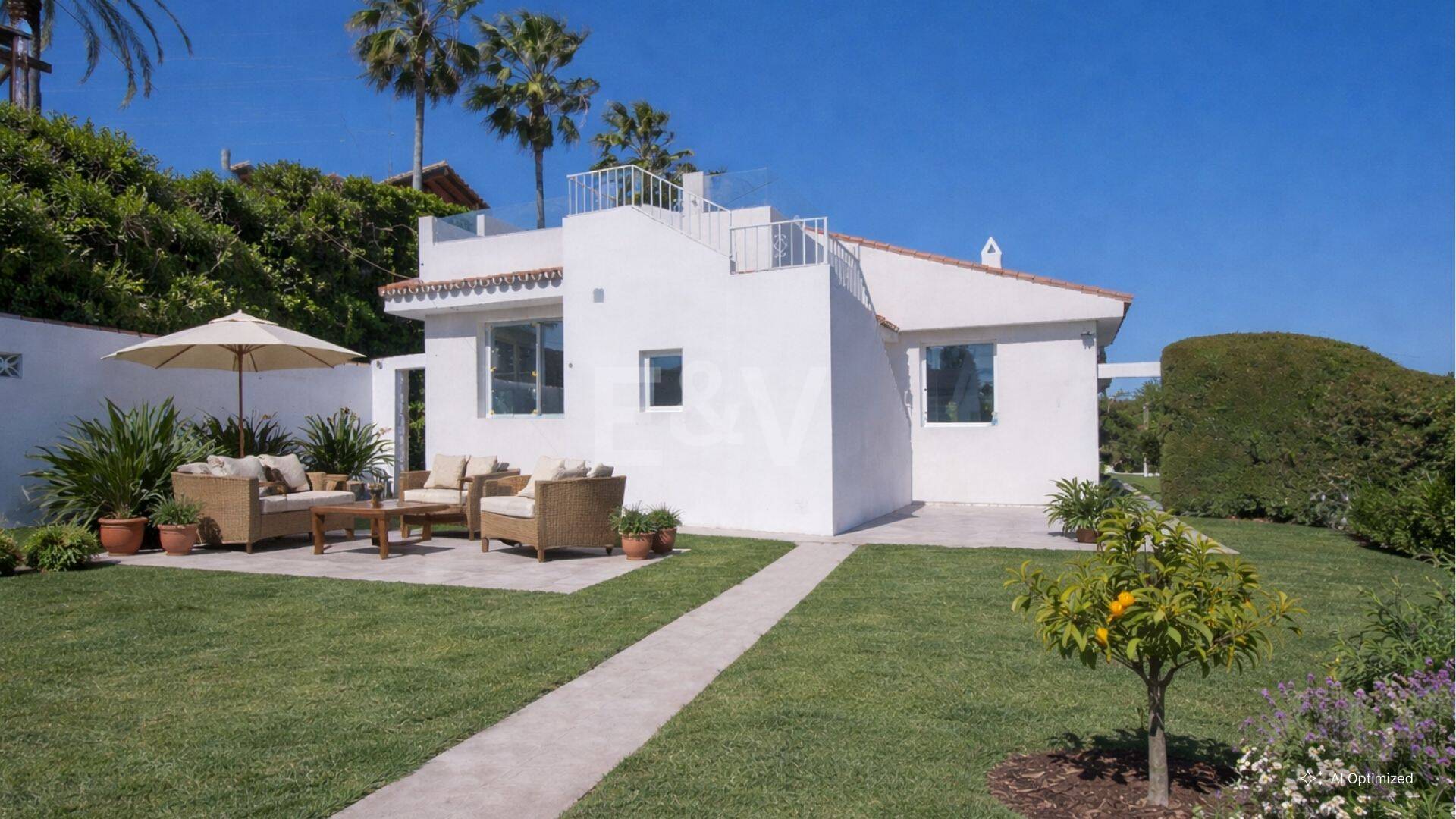 Charmante andalusische Villa mit Meerblick