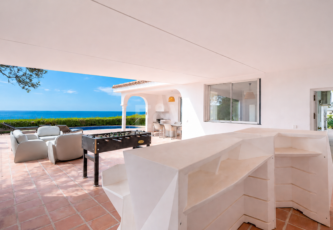 Charmante andalusische Villa mit Meerblick