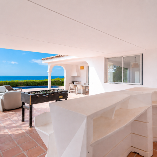 Charmante andalusische Villa mit Meerblick