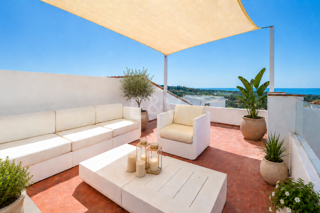 Charmante andalusische Villa mit Meerblick