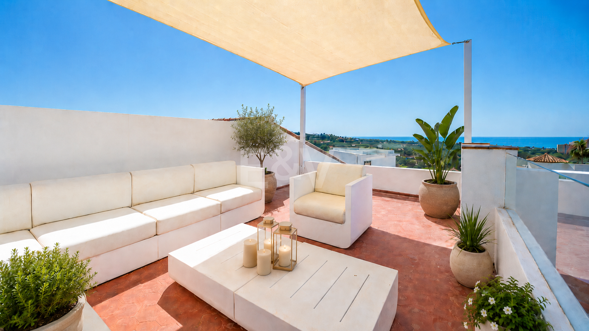 Charmante andalusische Villa mit Meerblick