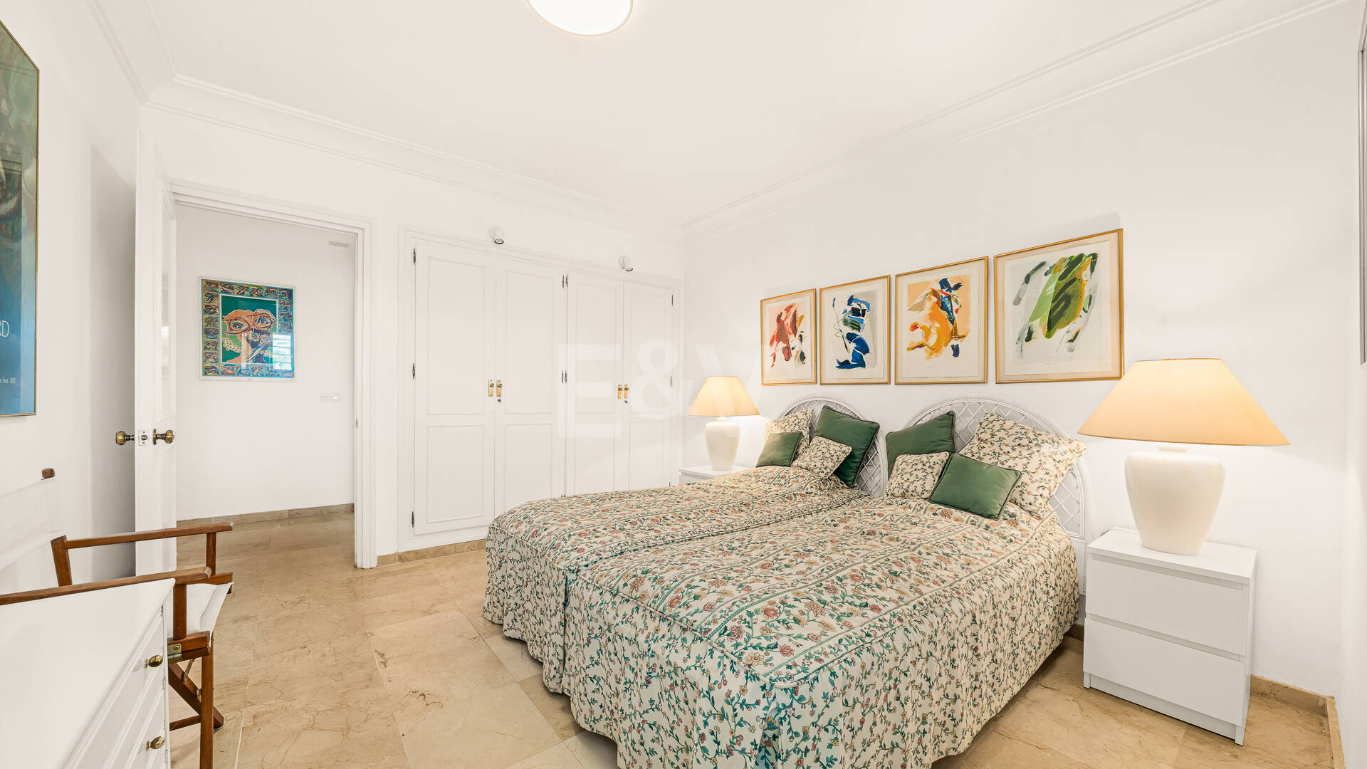 Elegant Frontline Golf Apartment with Expansive Terrace