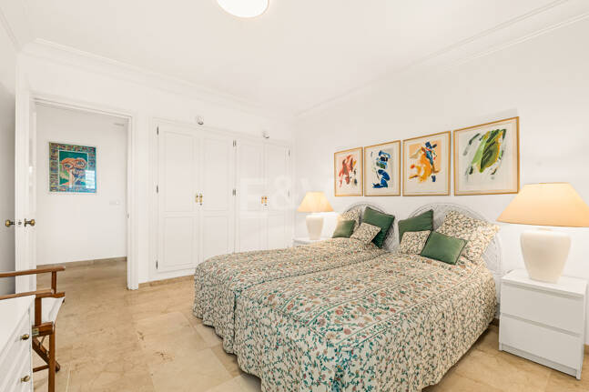 Elegant Frontline Golf Apartment with Expansive Terrace