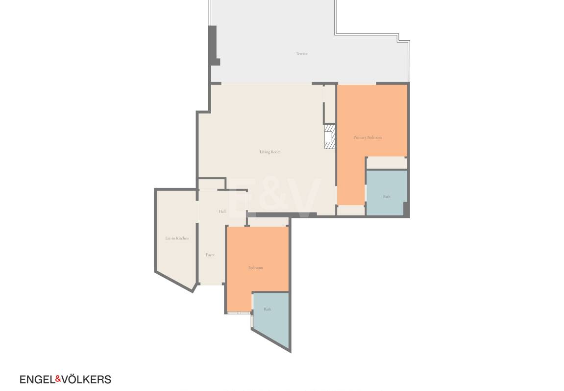 Elegant Frontline Golf Apartment with Expansive Terrace