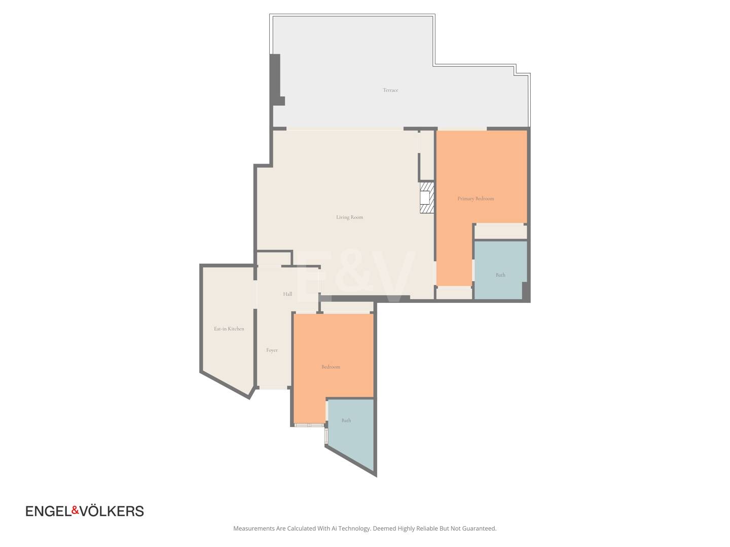 Elegant Frontline Golf Apartment with Expansive Terrace