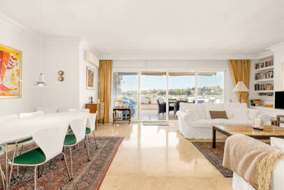 Elegant Frontline Golf Apartment with Expansive Terrace