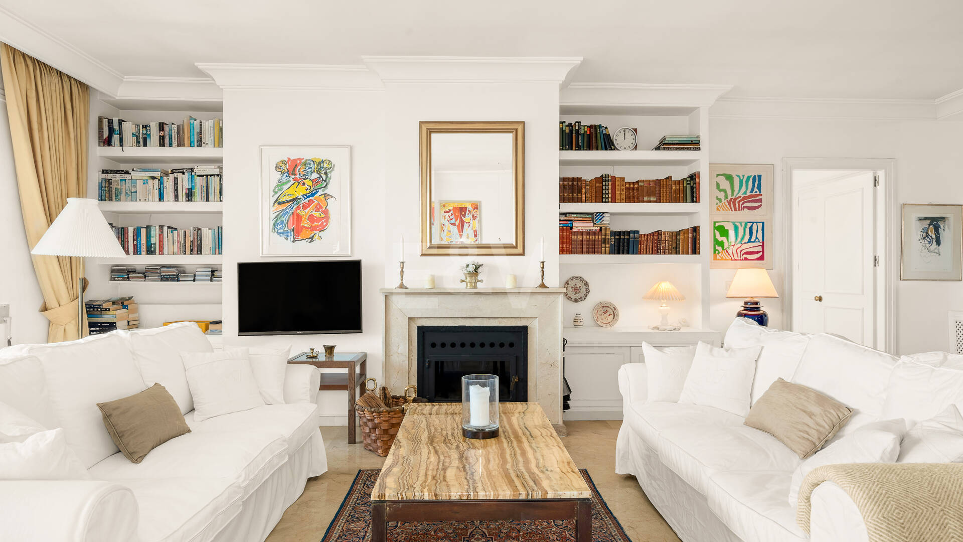 Elegant Frontline Golf Apartment with Expansive Terrace