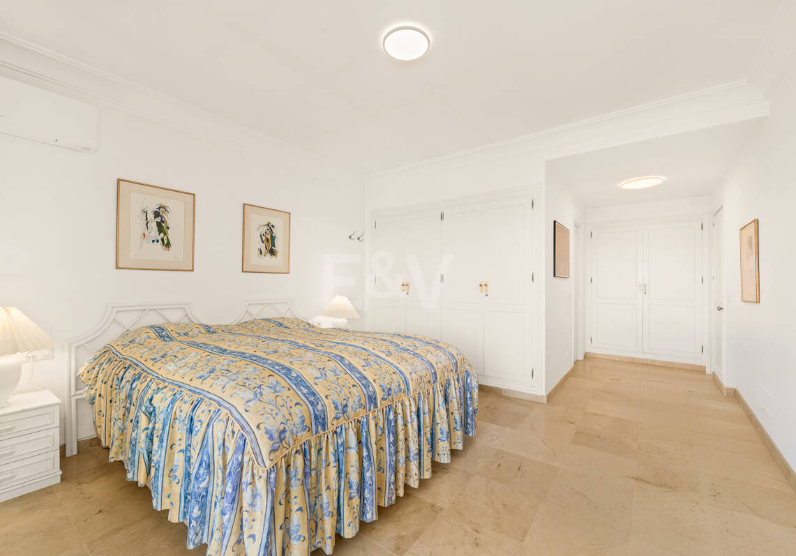 Elegant Frontline Golf Apartment with Expansive Terrace