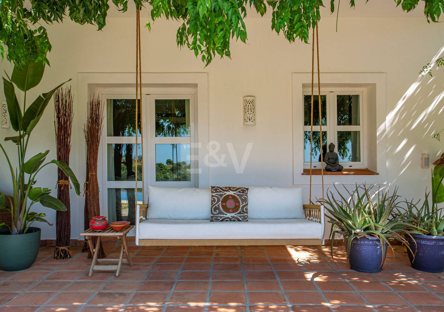 Villa im Cortijo-Stil mit Panoramablick aufs Meer und völliger Privatsphäre