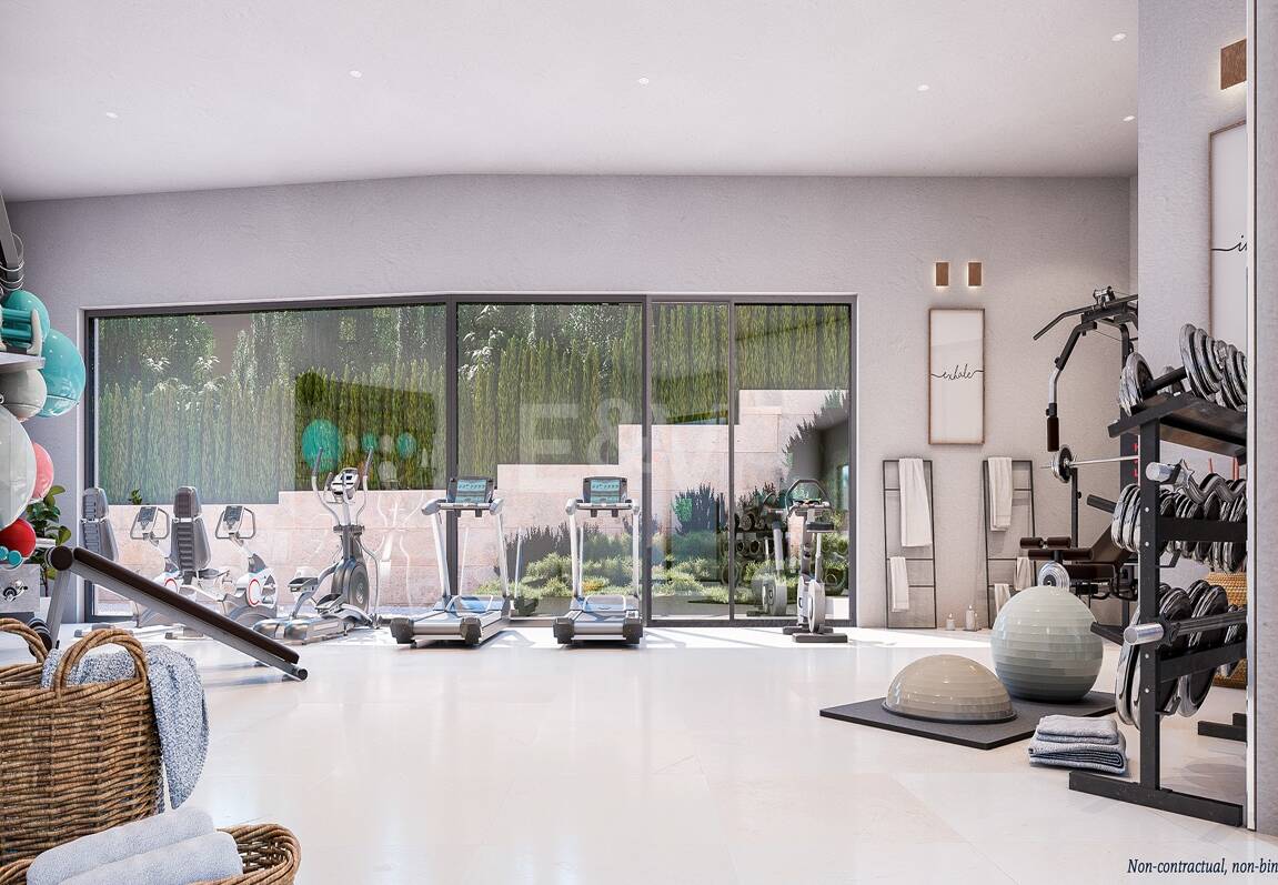 Moderna casa adosada con piscina en la azotea y vistas al mar en Río Real, Marbella