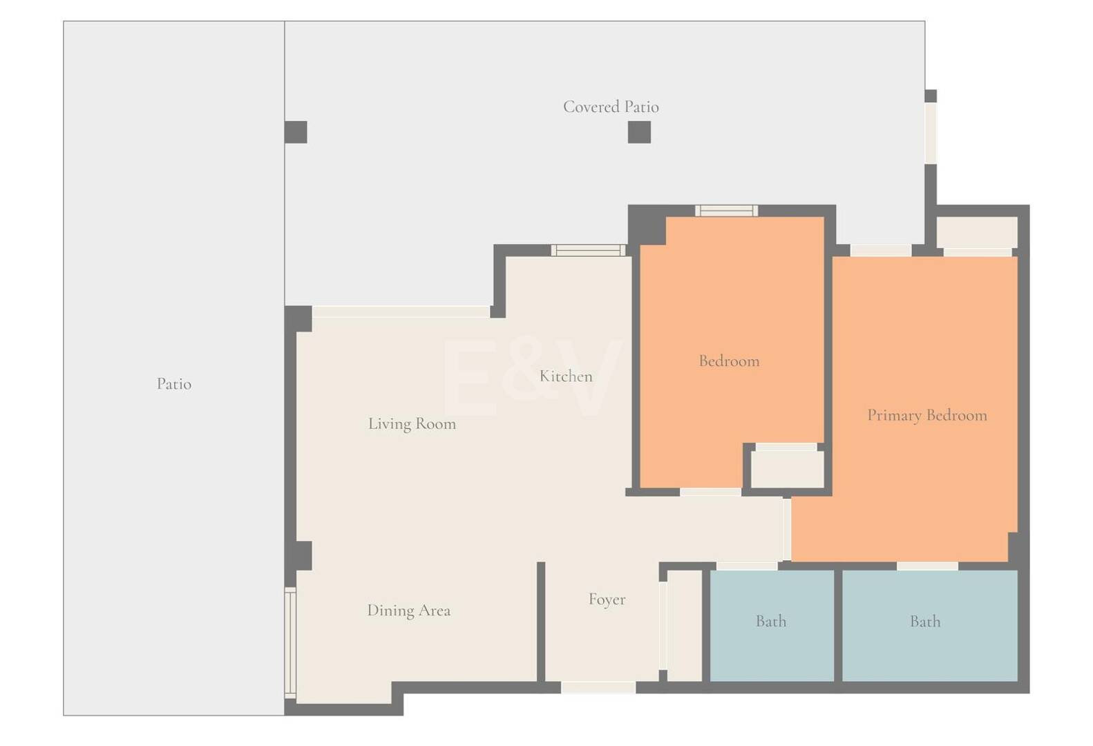 Apartamento con jardín junto a la playa con licencia turística en comunidad cerrada, a poca distancia de clubes de playa, colegios internacionales y servicios