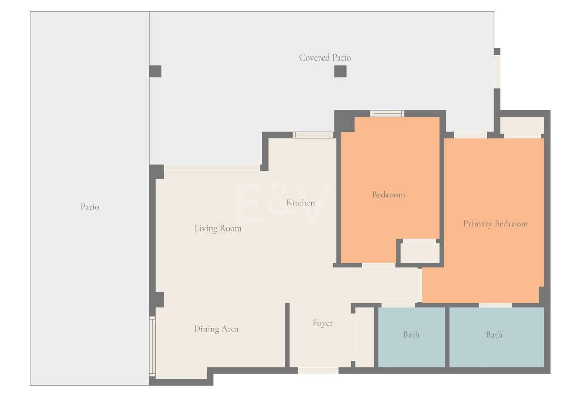 Gartenwohnung am Strand mit Touristenlizenz in einer bewachten Wohnanlage – Strandclubs, internationale Schulen und Annehmlichkeiten zu Fuß erreichbar