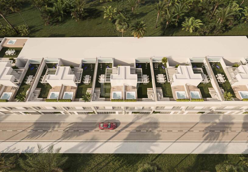 Modernes Stadthaus mit Privatem Jacuzzi und Solarium Nahe Strand und Einkaufsmöglichkeiten