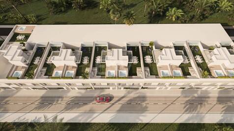 Casa adosada moderna con jacuzzi privado y solárium cerca de la playa y servicios