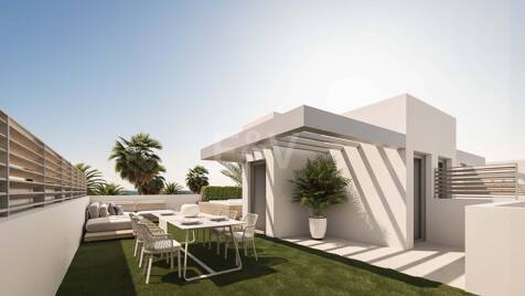 Casa adosada moderna con jacuzzi privado y solárium cerca de la playa y servicios