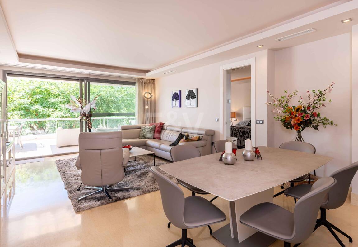 Appartement moderne rez de chaussée dans un complexe résidentiel de luxe