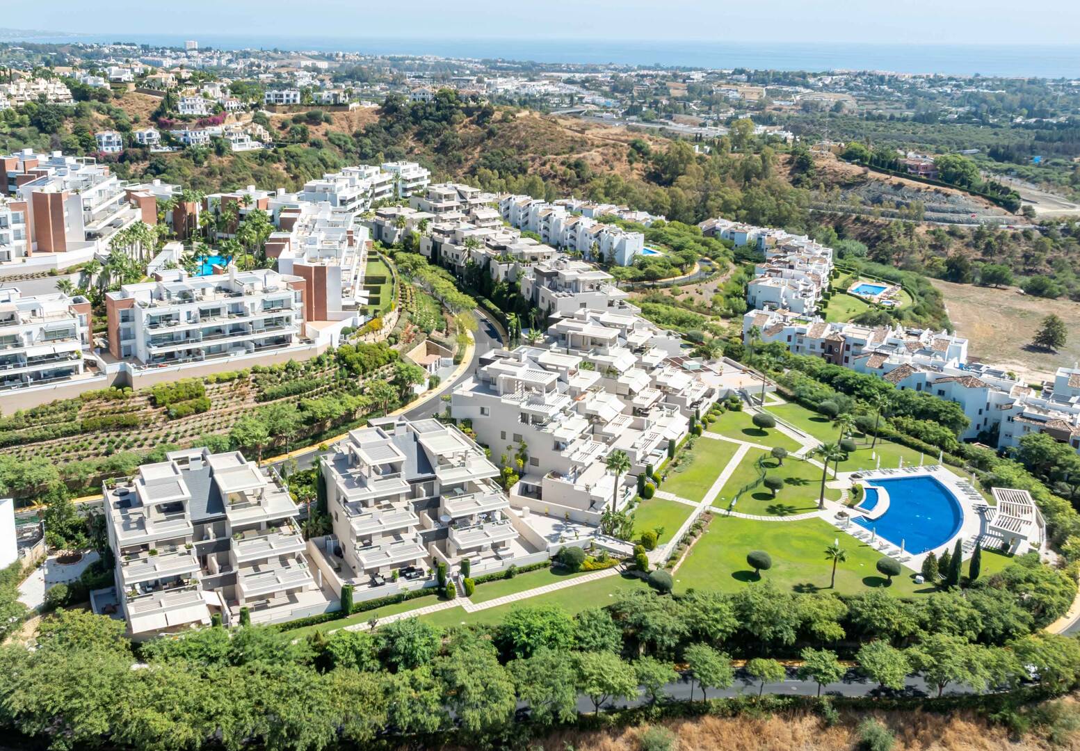 Appartement moderne rez de chaussée dans un complexe résidentiel de luxe