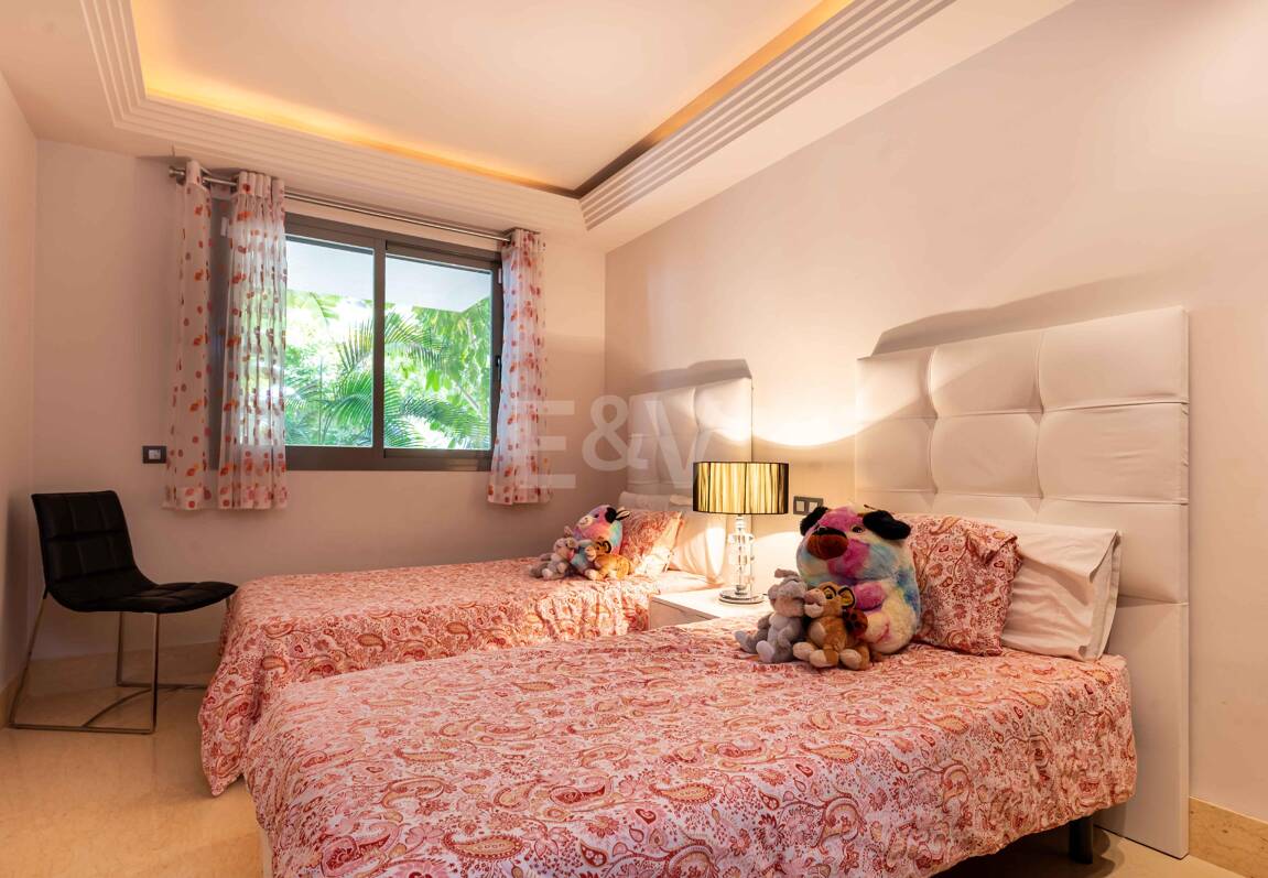 Appartement moderne rez de chaussée dans un complexe résidentiel de luxe