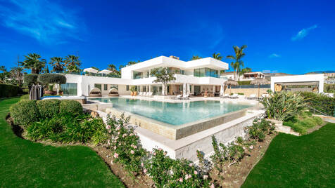 Exceptional Contemporary Villa in gated, ultra-prestigious La Cerquilla with Sea Views and Private Tennis Court