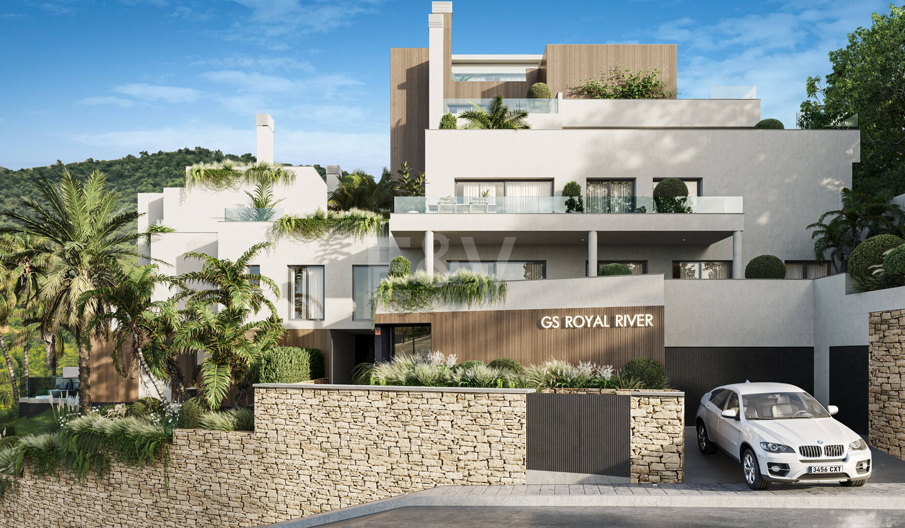 Apartamento de lujo en planta media con piscina y terraza panorámica