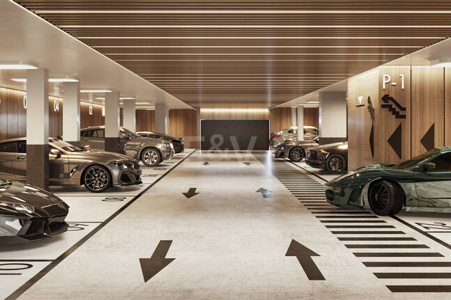 Apartamento de lujo en planta media con piscina y terraza panorámica