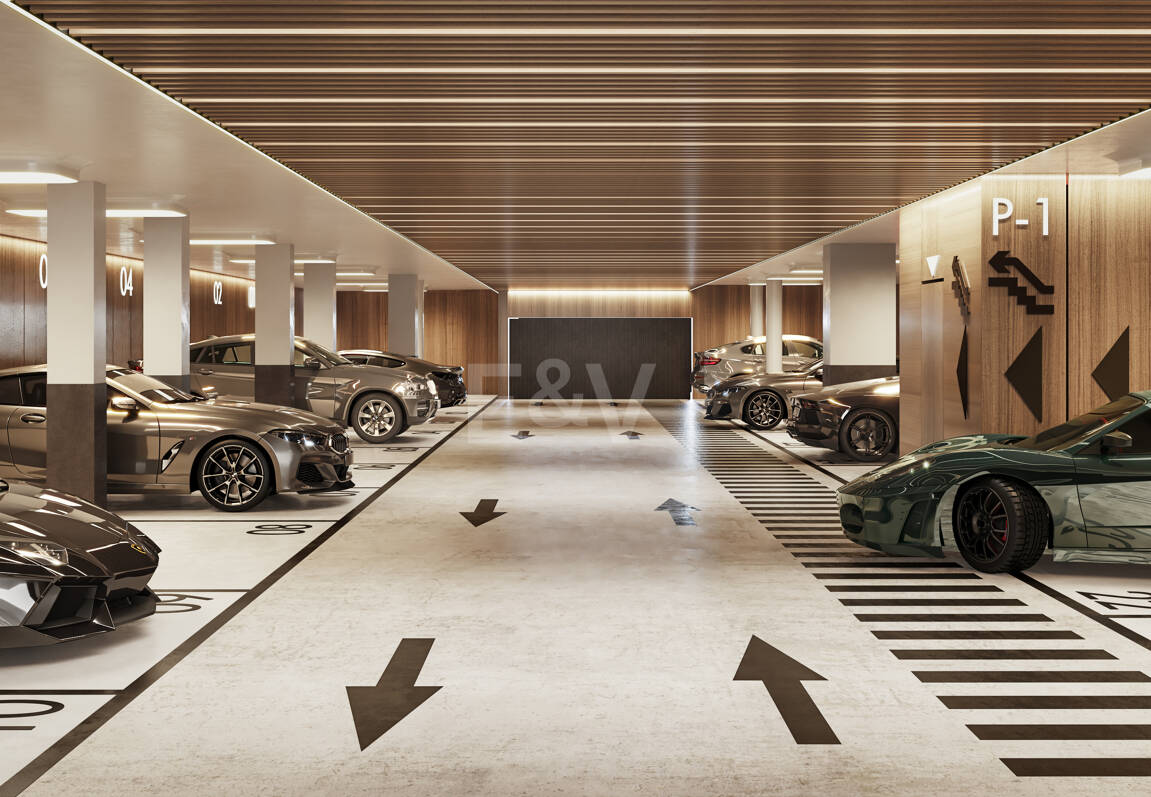 Apartamento de lujo en planta media con piscina y terraza panorámica