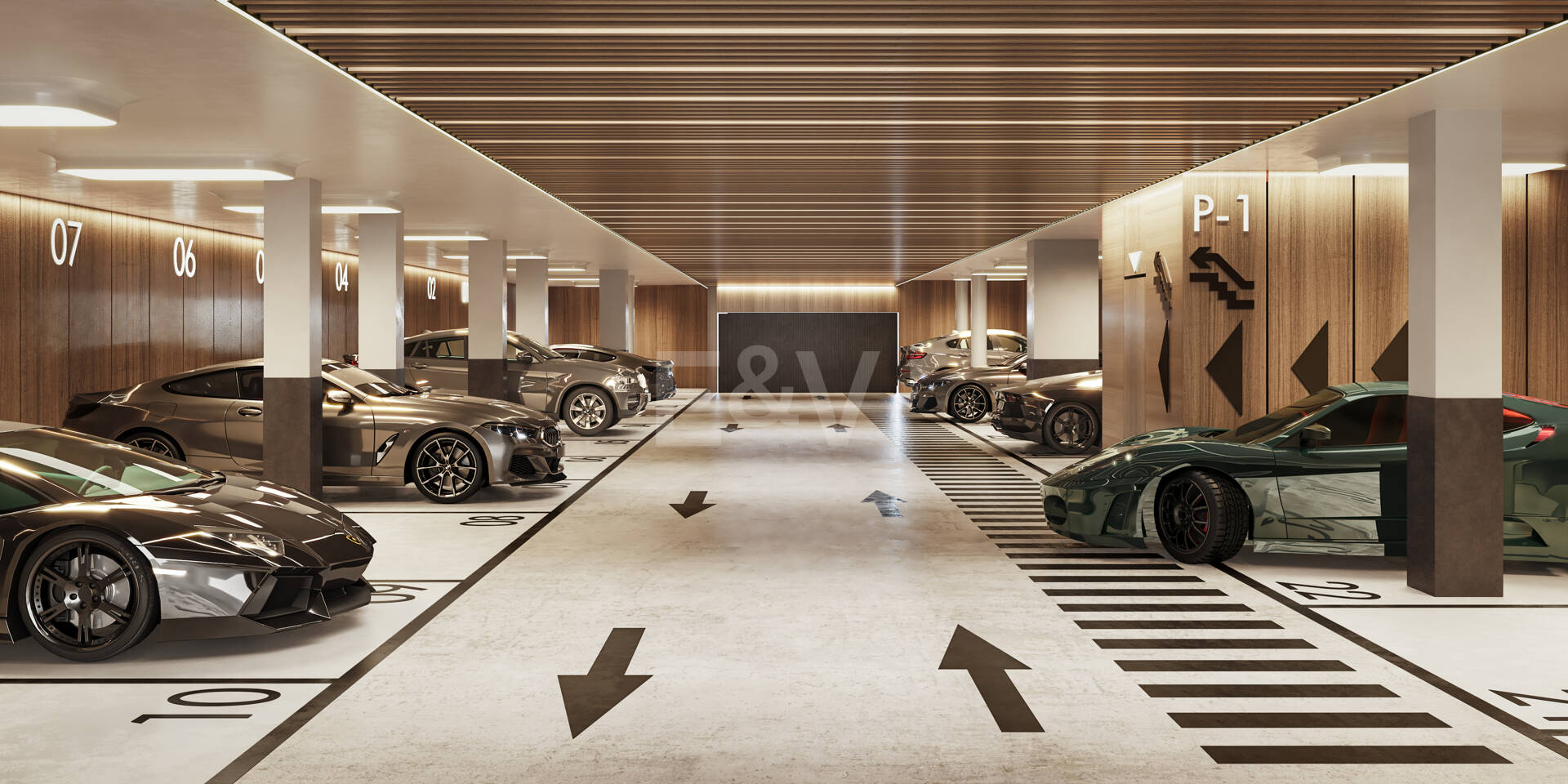 Apartamento de lujo en planta media con piscina y terraza panorámica