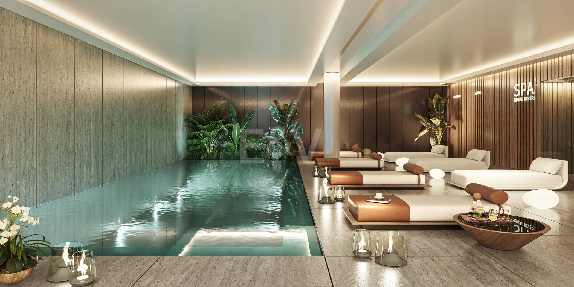 Ático contemporáneo con amplia terraza en la azotea y piscina privada