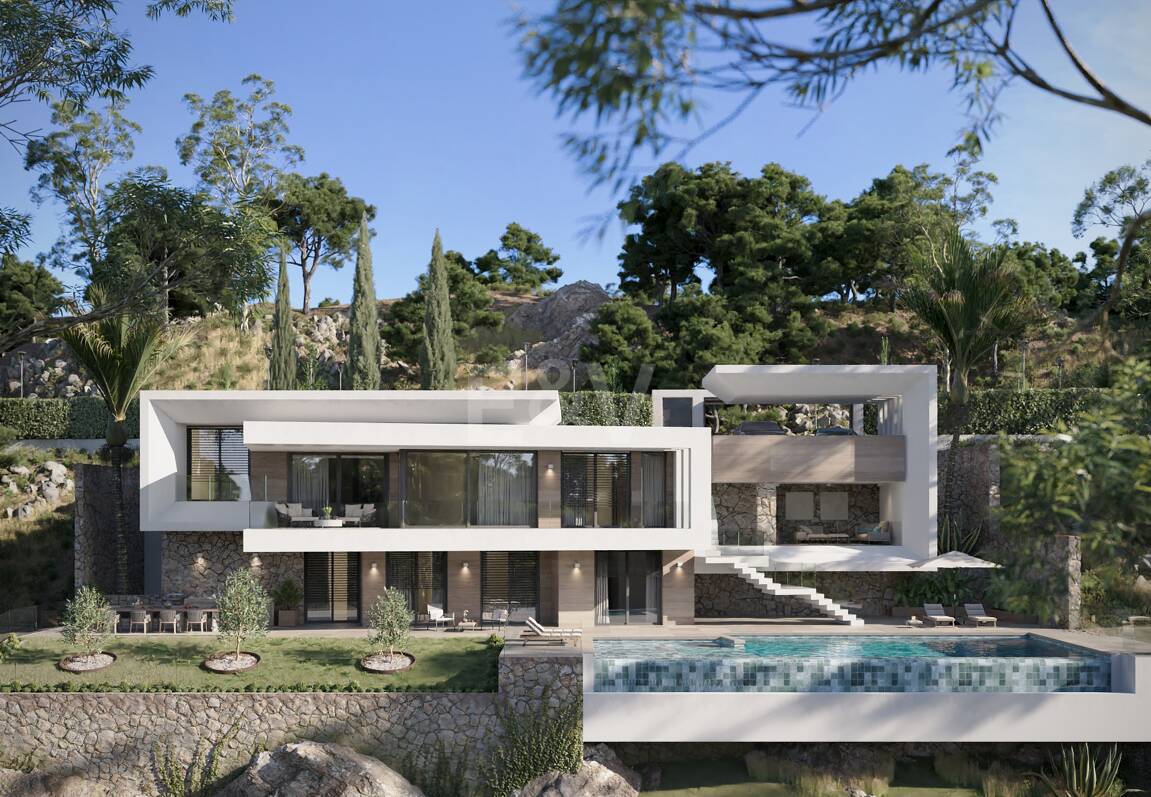 Villa contemporánea de lujo rodeada de paisajes naturales protegidos