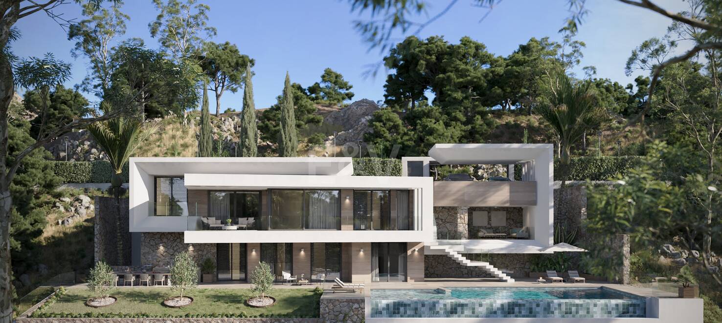 Luxury Contemporary Villa Surrounded by Protected Natural Landscapes