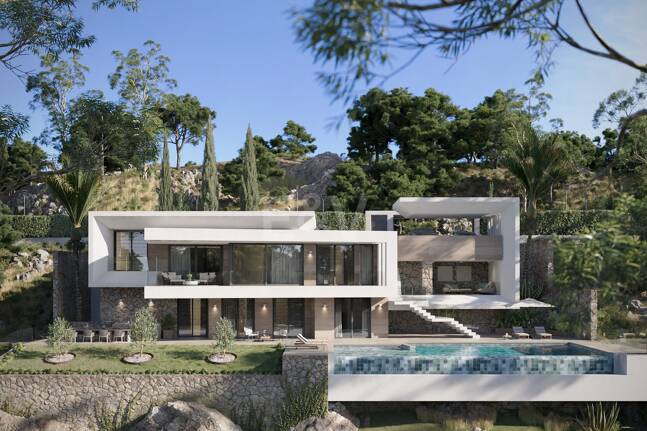 Villa contemporánea de lujo rodeada de paisajes naturales protegidos