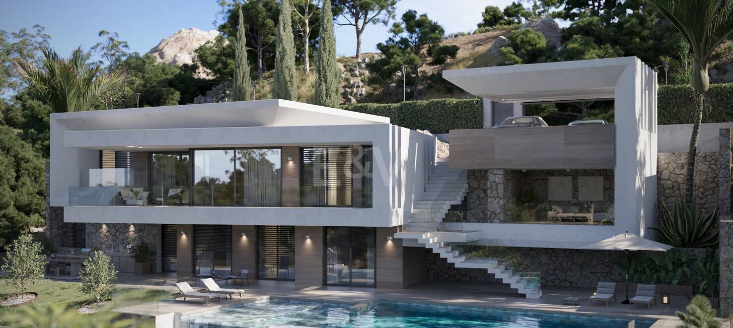 Luxury Contemporary Villa Surrounded by Protected Natural Landscapes