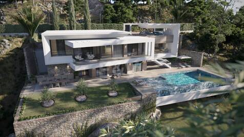 Luxury Contemporary Villa Surrounded by Protected Natural Landscapes