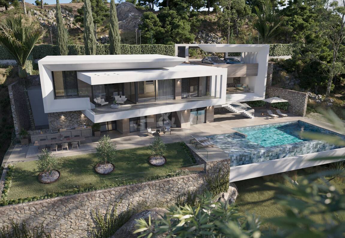 Villa contemporánea de lujo rodeada de paisajes naturales protegidos