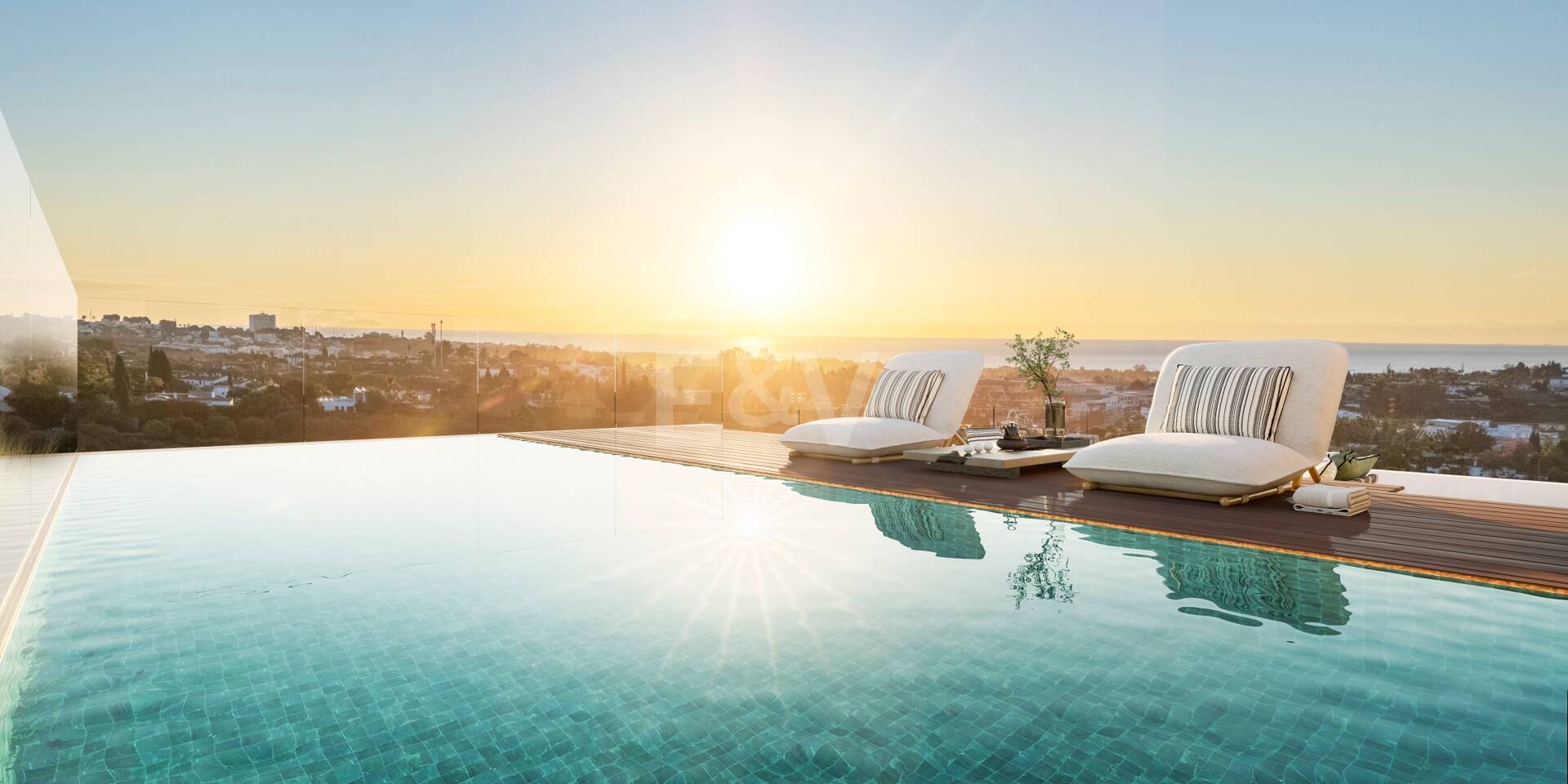 Brand New Luxurious Duplex med havsutsikt och Wellness bekvämligheter