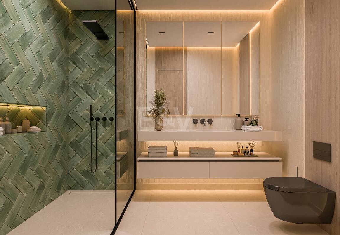 New-Build Penthouse with Sea-View Terraces, Private Rooftop Leisure Level and Resort-Style Facilities