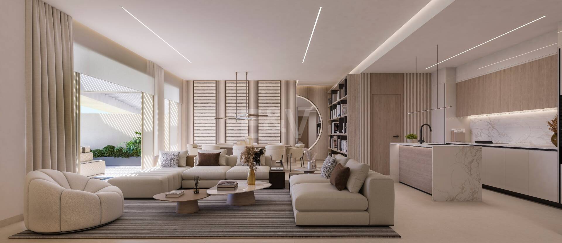 New-Build Penthouse with Sea-View Terraces, Private Rooftop Leisure Level and Resort-Style Facilities