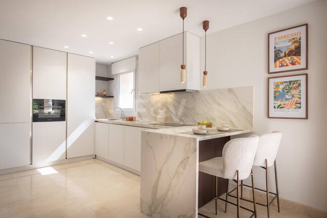 Wunderschönes Penthouse-Duplex mit Panoramablick auf Golfplatz und Meer