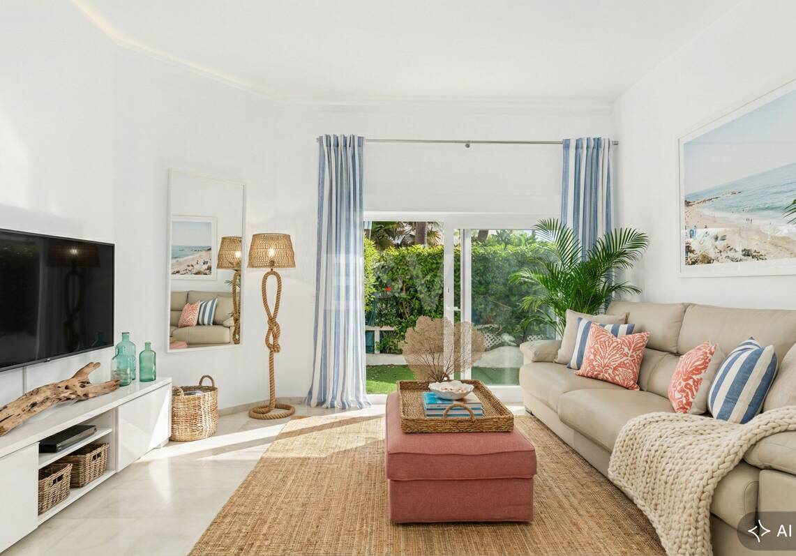 Beachfront Apartament z Tropical Gardens i bezpośredni dostęp do morza