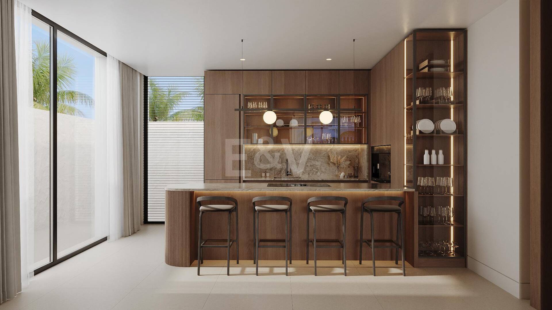 New Beachside Semi-Detached House with Rooftop Terrace and Wellness Retreat