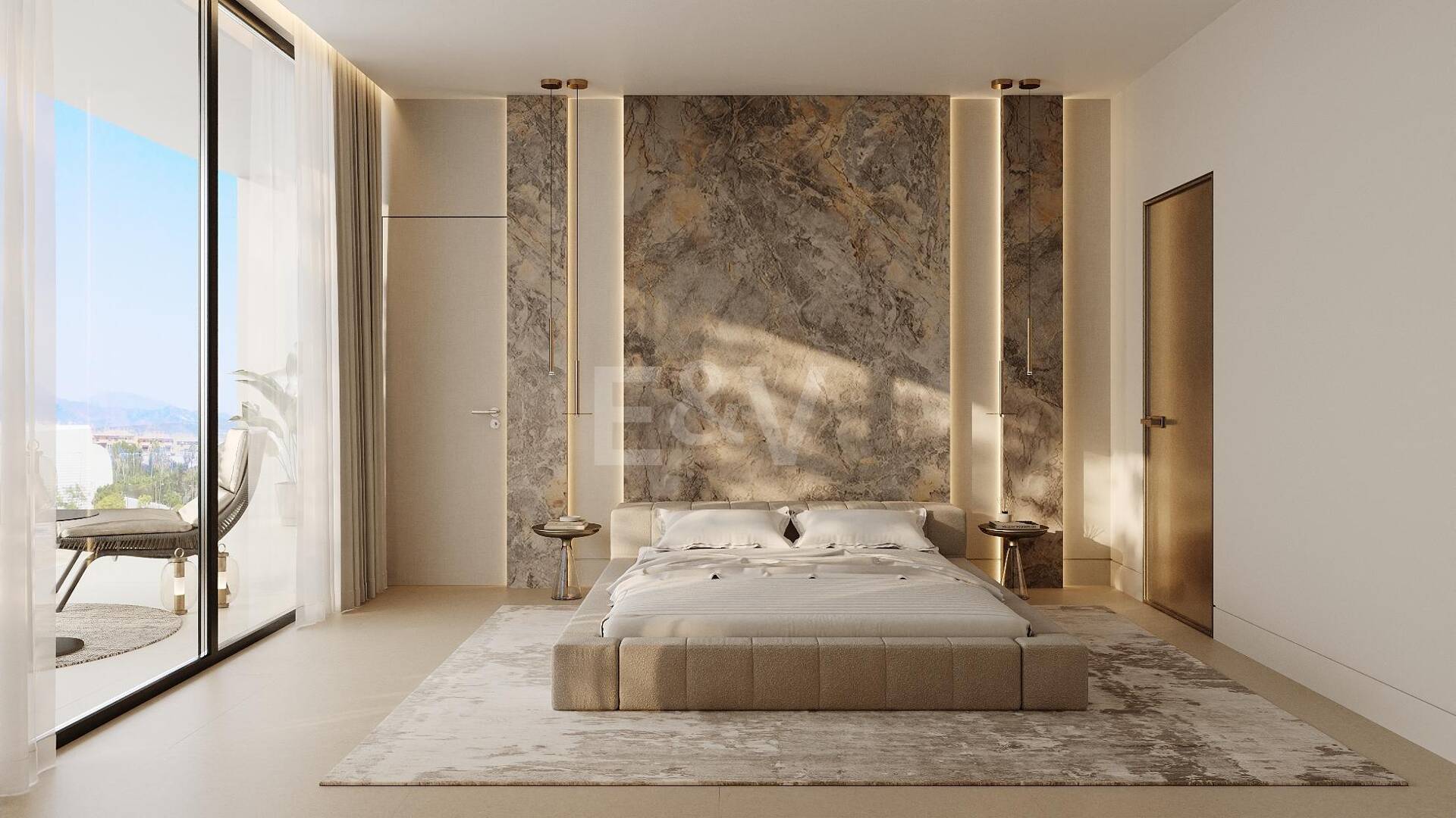 New Beachside Semi-Detached House with Rooftop Terrace and Wellness Retreat